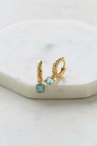 Mikayla Hoop - Blue Topaz