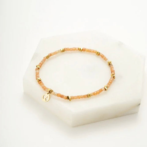 Jade Bracelet - Coral