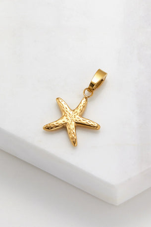 Starfish Charm - Gold