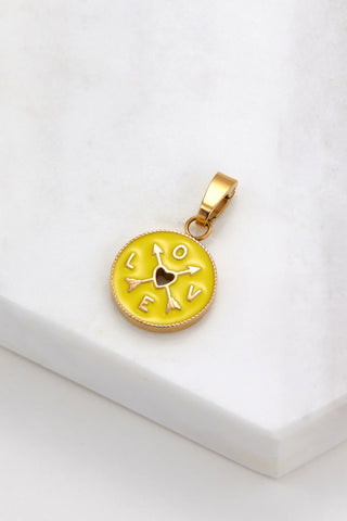 Yellow Love Charm - Gold