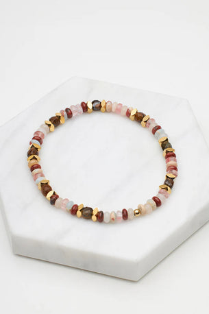Harlow Bracelet - Rouge (Large Bead)