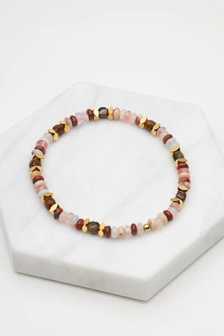 Harlow Bracelet - Rouge (Large Bead)