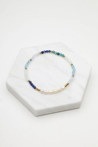 Tiana Bracelet - Teal/Navy