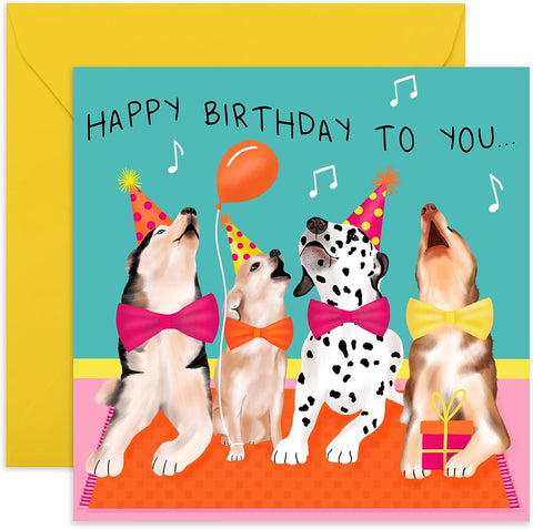 HAPPY BIRTHDAY TO YOU...SINGING DOGS