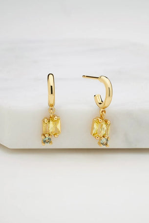 Elenore Earring - Olive