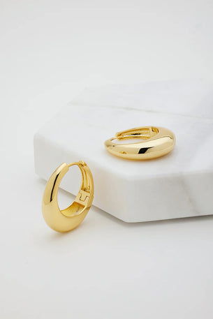 Cleo Hoop - Gold/Medium