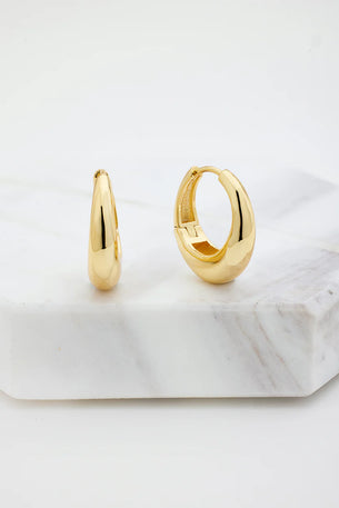 Cleo Hoop - Large/Gold