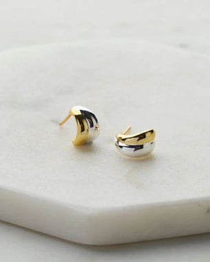 Mia Huggie - Gold/ Silver