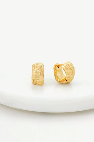Brielle Huggie - Gold