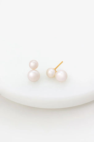 Madeline Earring Gold/Pearl