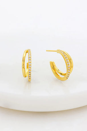 Celeste Hoop - GOLD