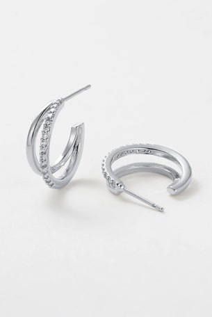 Celeste Hoop - SILVER