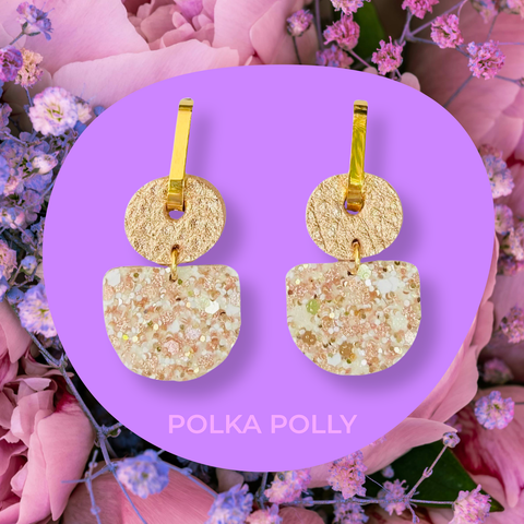 Dainty Hoops - Nude Rose Gold