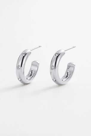Talia Hoop - Silver