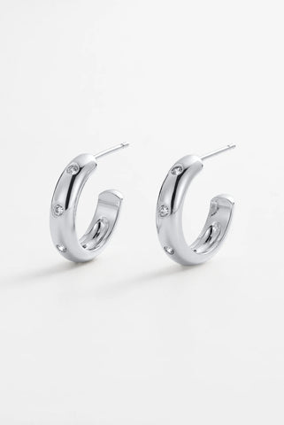Talia Hoop - Silver