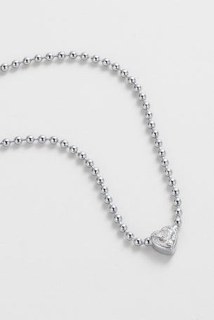 Amor Necklace - Silver