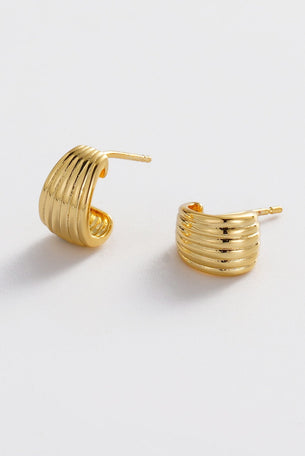 Sasha Hoop Small - Gold