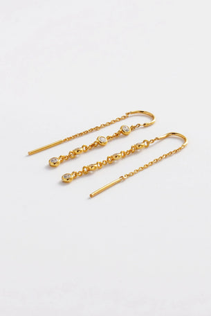 Adele Thread Earring - Gold