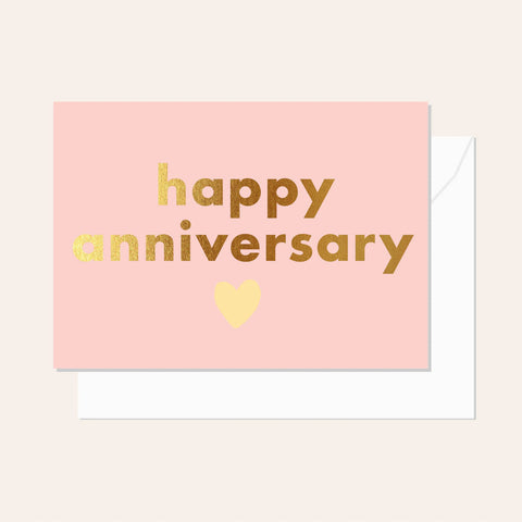 Happy Anniversary Pink Heart