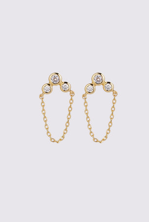 Tia Stud Earring - Gold