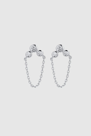 Tia Stud Earring - Silver
