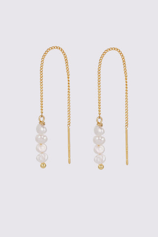 Scarlette Thread Earring - Gold