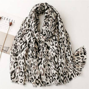 Leopard Cotton Scarf