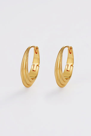 Marley Hoop Medium - Gold