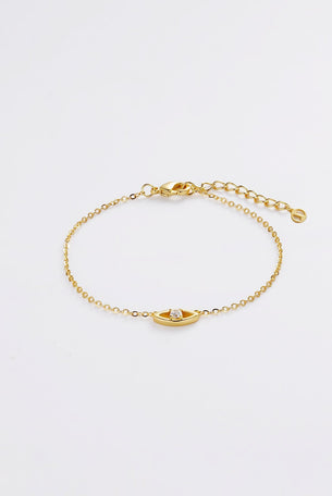 Evil Eye Bracelet - Gold