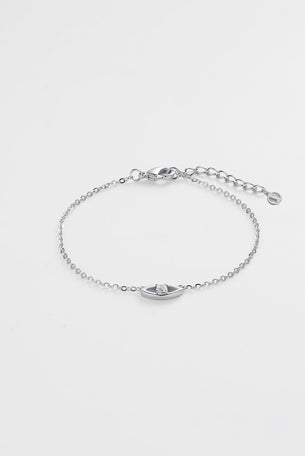 Evil Eye Bracelet - Silver