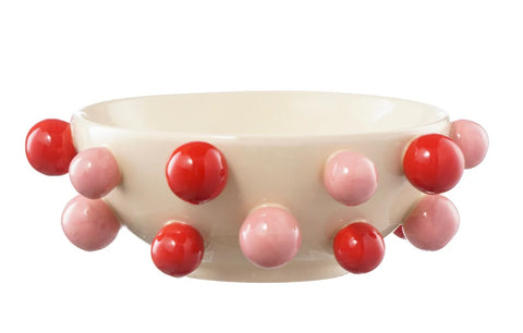 Bubble Bowl - Pink and Red