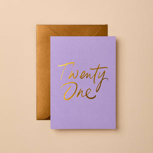 TWENTY ONE (PURPLE) NEW