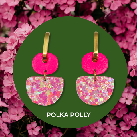 Dainty Hoops - Party Pink