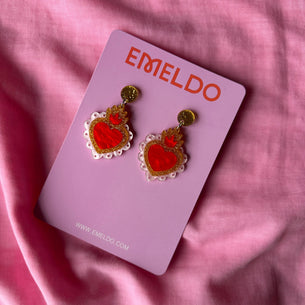 Crown Heart Drops // multi