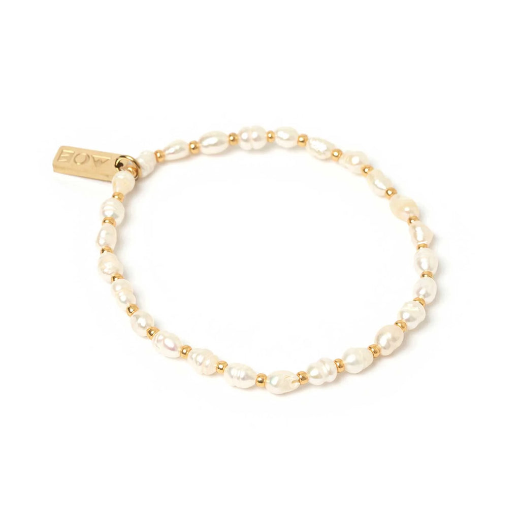 Amber Pearl Bracelet