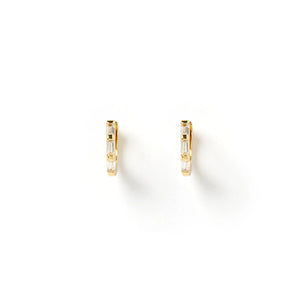 Holi Lrg Gold Huggie Earrings