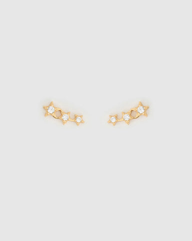Astra Triple Star Earrings