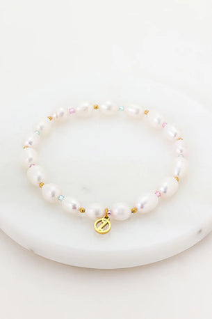 Aria Pearl Bracelet - Pastel