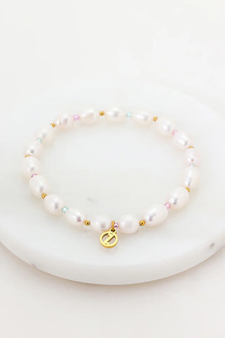 Aria Pearl Bracelet - Pastel