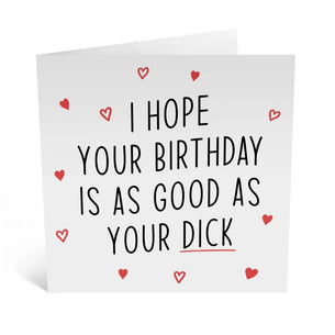 GOOD AS YOUR DICK