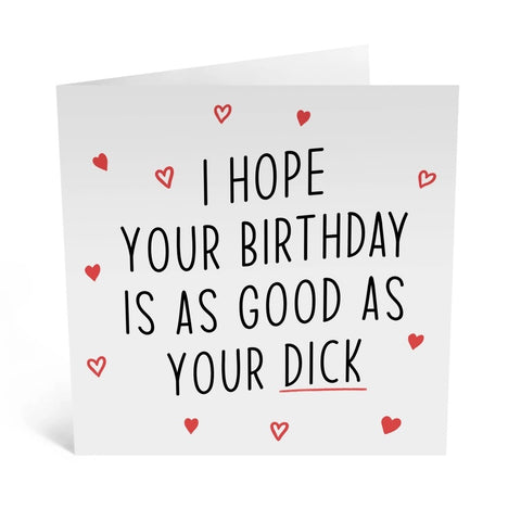 GOOD AS YOUR DICK
