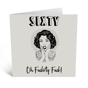 60  Sixty Birthday Card