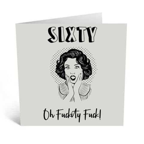 60  Sixty Birthday Card