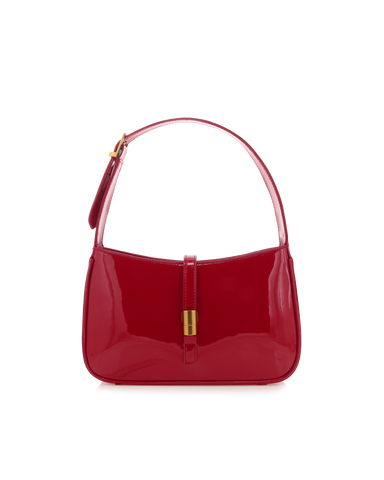 Clara Shoulder Bag - Scarlet Patent