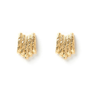 ARMS OF EVE CORAL GOLD EARRINGS