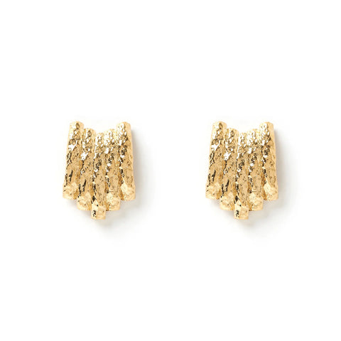 CORAL GOLD EARRINGS