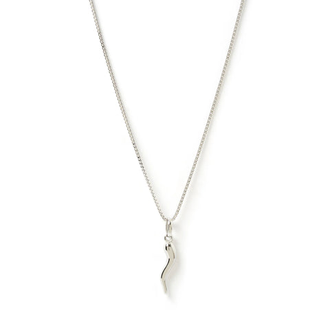 CORNICELLO SILVER CHARM NECKLACE