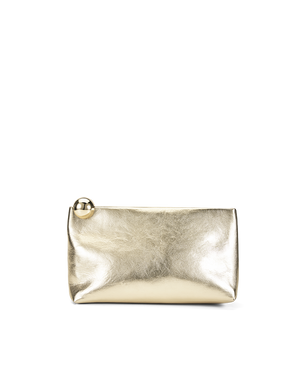 DANIELLE CLUTCH - GOLD METALLIC
