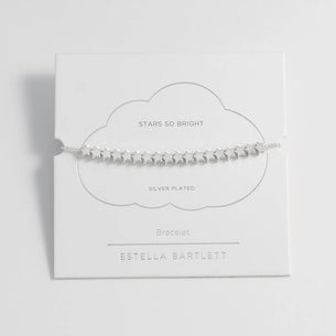 Stars So Bright Slider Chain Bracelet - Silver