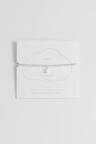 Estella Bartlett Kiss Sienna Bracelet - Silver Plated